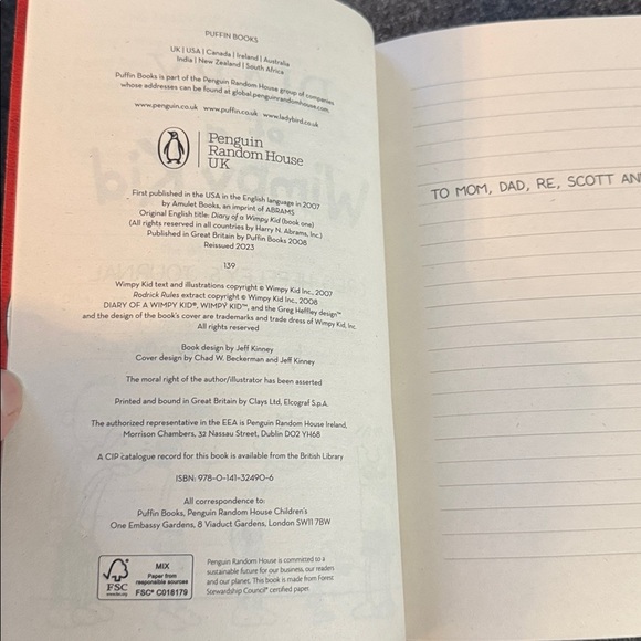 Diary of a Wimpy Kid Book by Jeff Kinney - Picture 3 of 3